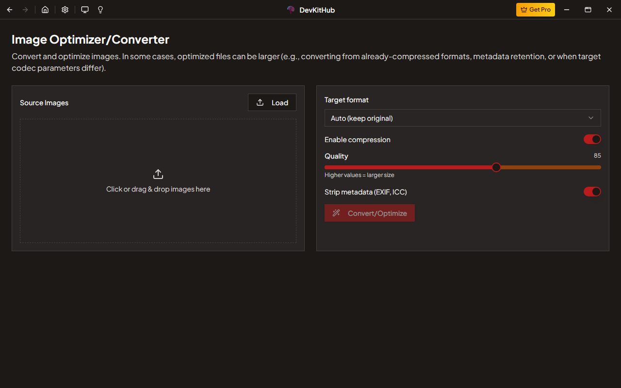 Image Optimizer/Converter