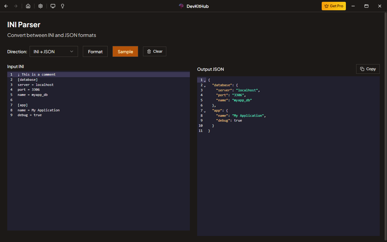 INI Parser