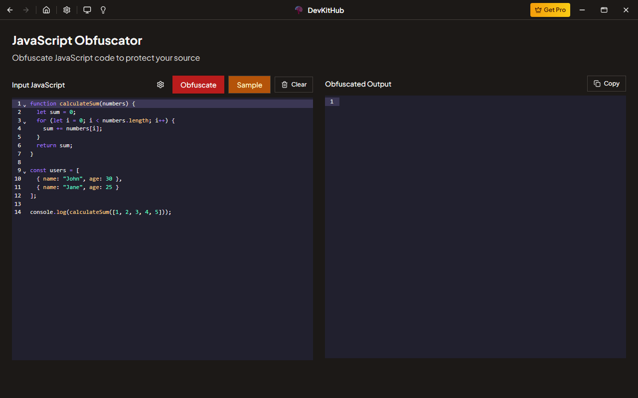 JavaScript Obfuscator