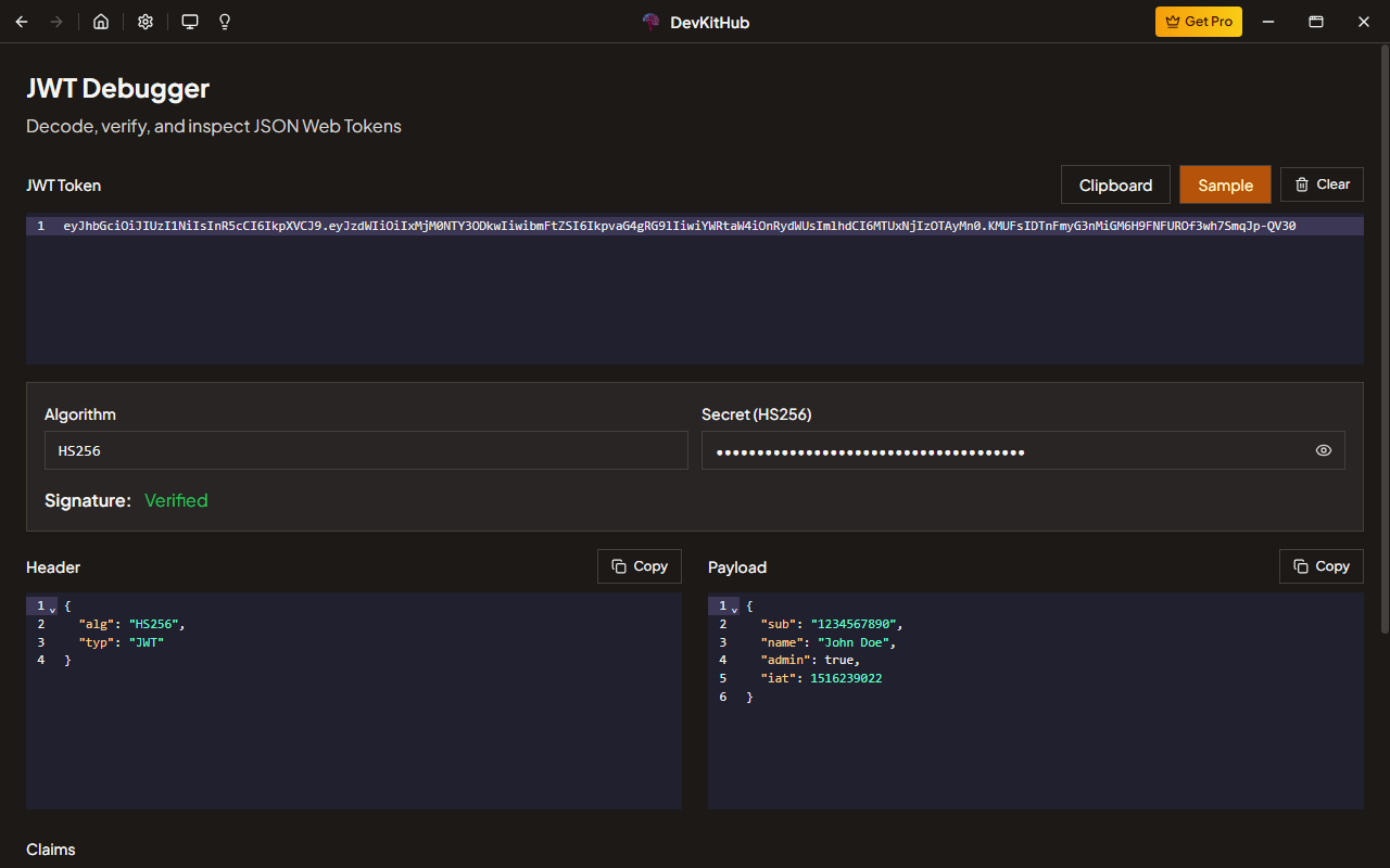 JWT Debugger