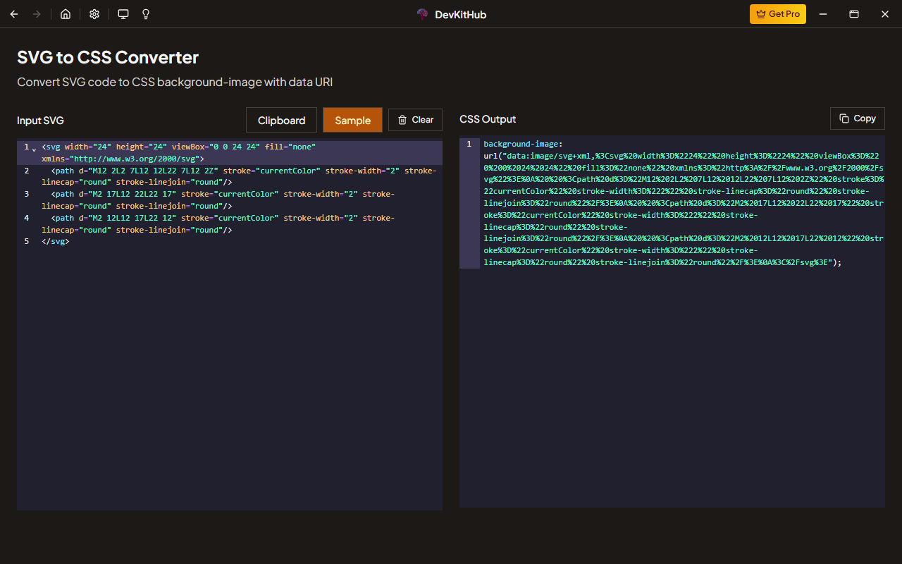 SVG to CSS